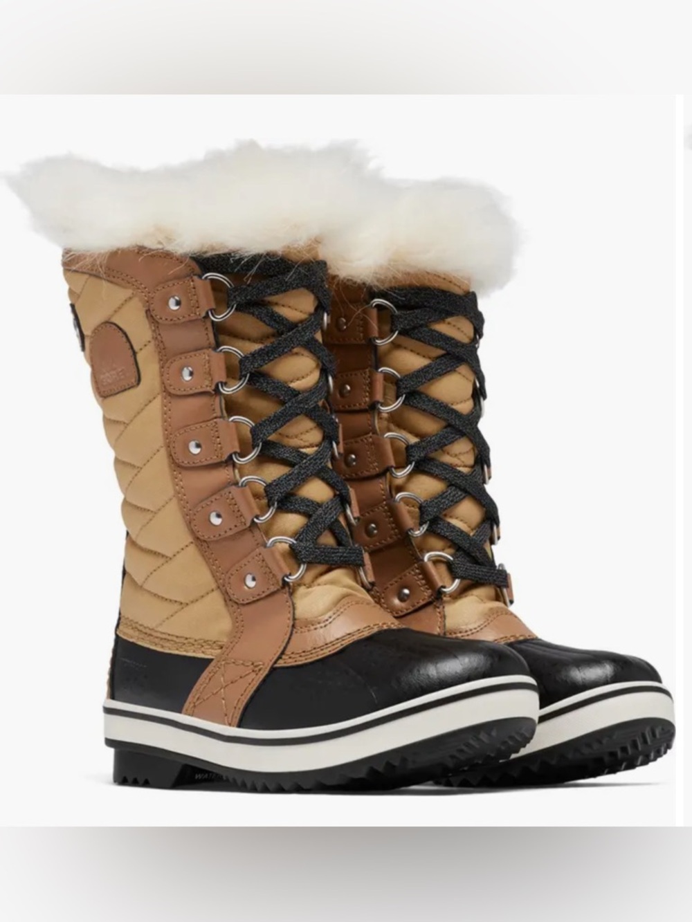 Kids' Tofino II‎ Faux Fur Lined Waterproof Boot.  Size 4